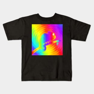 Rainbow Chameleon Kids T-Shirt